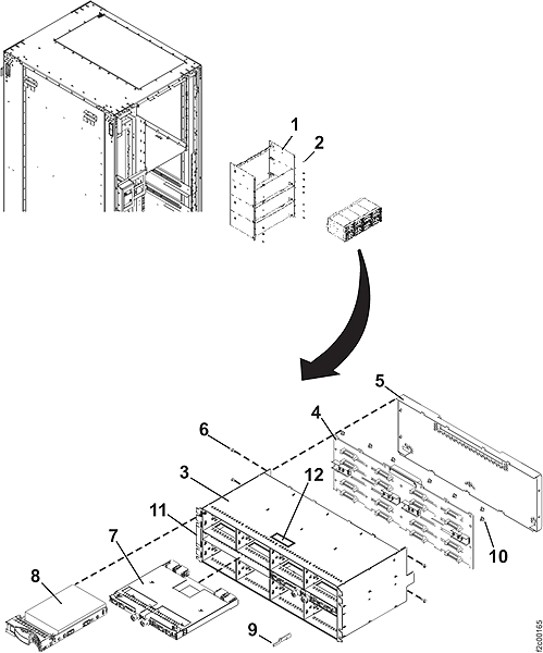 Storage enclosure parts