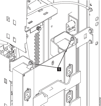 Bus bar swing gate screws