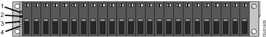 Storage enclosure LEDs