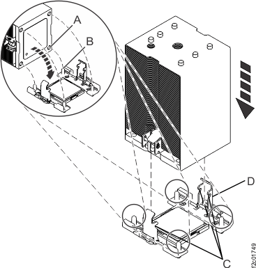 Installing the heat sink