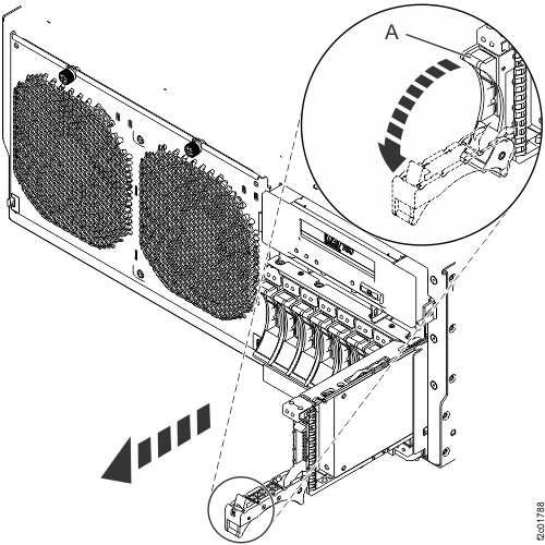 Removing the disk drive