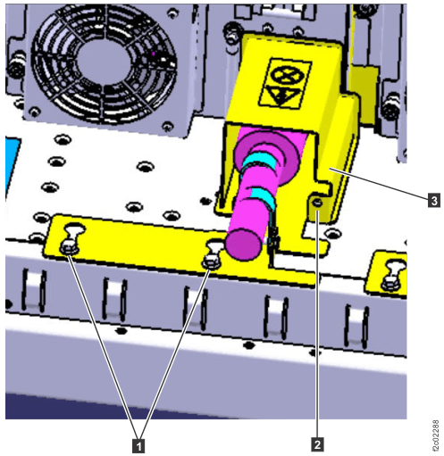 Power cable bracket and safety cover