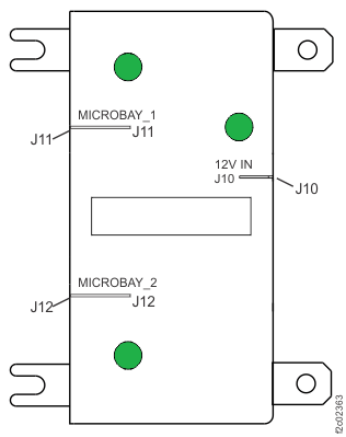 Model 98x direct power junction assembly (direct PJA) locations - E51, E52, E53, and E54