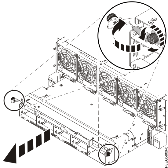 Removing the RAID assembly from the system